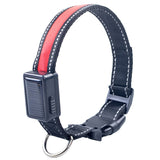 Smart,Solar,Power,Charging,Electronic,Flashing,Light,Nylon,Collar,Different