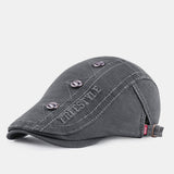 Newly,Cotton,Metal,Decoration,Fashion,Casual,Outdoor,Retro,Breathable,Visor,Beret,Forward