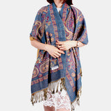 Women,Ethnic,Style,Thick,Scarf,Shawl,Tassel