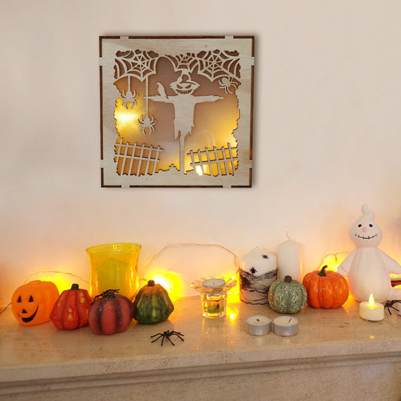 Loskii,JM01497,Scarecrow,Light,Halloween,Decorations,Festive,Party