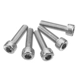 Suleve,M5SH4,50Pcs,Stainless,Steel,Socket,Screws,Bolts,Optional,Length