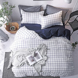 Bedding,Linen,Simple,Design,Sheet,Duvet,Cover,Pillow