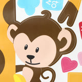 Removable,Height,Chart,Measure,Sticker,Giraffe,Decal