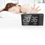 Projection,Alarm,Clock,Digital,Radio,Alarm,Volume,Snooze,Humidity,Temperature,Display