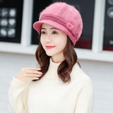 Women's,Thick,Earmuffs,Beret