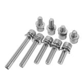 Suleve,M6SH3,50Pcs,Socket,Knurled,Screw,Stainless,Steel,Assortment