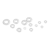 Suleve,MXSW1,395Pcs,Stainless,Steel,Washer,Assortment