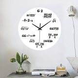 Emoyo,ECY022,Creative,Science,Mathematics,Formula,Clock,Office,Decorations