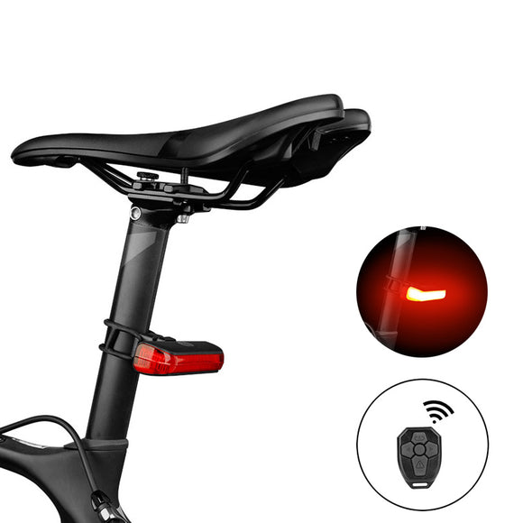 Wireless,Remote,Bicycle,Light,Rechargeable,Taillight,Warning,Light,Smart,Signal