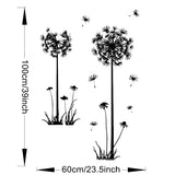 Dandelion,Sticker,Living,Decoration,Decor,Creative,Decal,Mural
