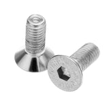 Suleve,M3ASH5,10pcs,Countersunk,Screws,Alloy,Steel,Titanium,Plated,Grade