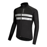 WOSAWE,Winter,Thermal,Fleece,Men's,Cycling,Jacket,Safety,Reflective,Bicycle,Windproof,Clothing