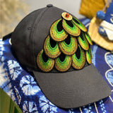 Women,Embroidered,Printed,Feather,Baseball