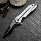 VOLKEN,Folding,Pocket,Knife,Survival,Tactical,Knife,Steel,Handle,Combat,Outdoor,Hiking,Camping,Hunting,Cutting,Window,Breaker