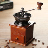 Retro,Stainless,Multifunction,Manual,Coffee,Grinder,Wooden,Grinding
