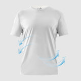[FROM,XIAOMI,YOUPIN],Outdoor,Sport,Round,Collar,Antiviral,Casual,Shirts,Summer,Breathable,Sweat,Absorbing,Shirts