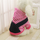 Winter,Cotton,Clothes,Straps,Stripe,Color,Hoodie,Coats