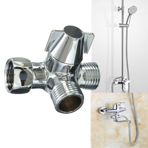 Diameter,Brass,Chrome,Shower,Diverter,Valve,Shower,Adapter"