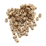 100Pcs,Brass,Knurled,Female,Thread,Round,Insert,Embedded,Injection,Molding,Heights