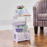 Coffee,Table,Bedroom,Balcony,Table,European,Small,Round,table,23.5cm,Storage,Organizer,Office