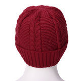 Women,Cashmere,Knitted,Beanie,Protection,Solid,Outdoor