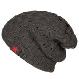 Men's,Winter,Cotton,Knitted,Beanie,Stretchable,Windproof,Earmuffs,Slouch,Skiing