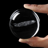 Engraved,Solar,System,Miniature,Planets,Model,Crystal,Decorations,Stand