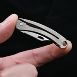 Titanium,Alloy,Folding,Knife,Camping,Tactical,Knife,Steel,Combat,Portable,Pocket,Knife,Utility,Survival,Hunting,Rescue,Tools