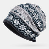 Women,Ethnic,Style,Snowflake,Pattern,Outdoor,Windproof,Scarf,Turban,Beanie