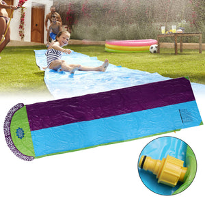 4.8X1.4M,Double,Waterslide,Outdoor,Backyard,Water,Slides,Children,Summert,Water,Games,Sprinkler