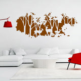 58cmx126cm,Forest,Sticker,Decal,Decor