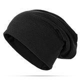 Unisex,Solid,Cotton,Beanie,Multifunction,Skull,Collar,Scarf