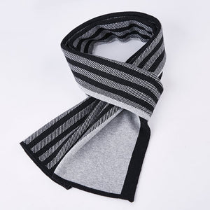 Classic,Winter,Knitted,Shawl,Striped,Windproof,Thickening,Scarf,Ultra,Gaiters