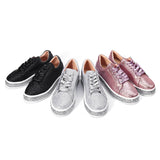 Women,Spring,Sequin,Glitter,Bling,Sneakers,Casual,Flats,Casual,Platform,Shoes