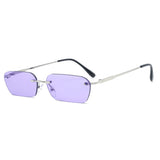 Unisex,Vogue,Vintage,Metal,Marine,Frameless,Sunglasses,Outdoor,Travel,Beach,Sunglasses