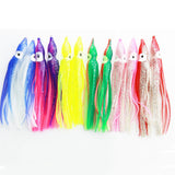 ZANLURE,10Pcs,Plastic,Fishing,Lures,Trolling,Squid,Skirt,Fishing,Tackle,Tools