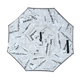 Double,Layer,Blossom,Design,Upside,Inverted,Umbrella,Handle,Windproof,Parasol,Women