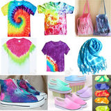 Vibrant,Fabric,Textile,Permanent,Paint,Colors,Pigment,Rubber,Bands