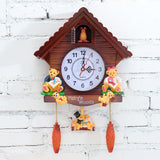 Antique,Wooden,Cuckoo,Clock,Swing,Alarm,Watch,Decor