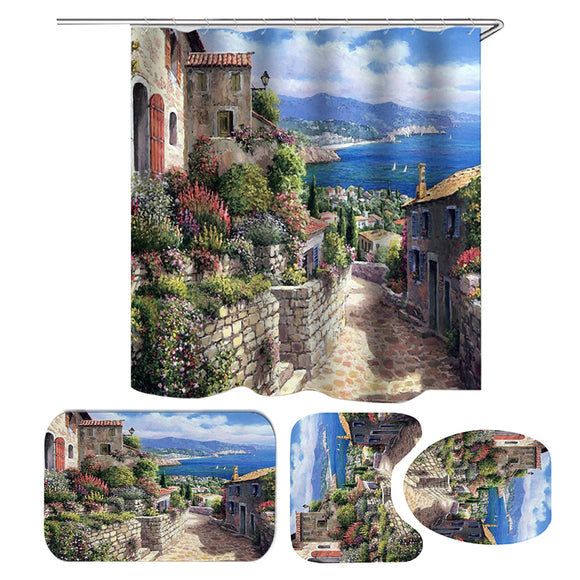 Scenery,Theme,Bathroom,Shower,Curtain,Mouldproof,Waterproof,Polyester,Decorative,Curtain