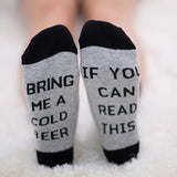 Cotton,Socks,Funny,Letterr,Printed,Middle,Socks