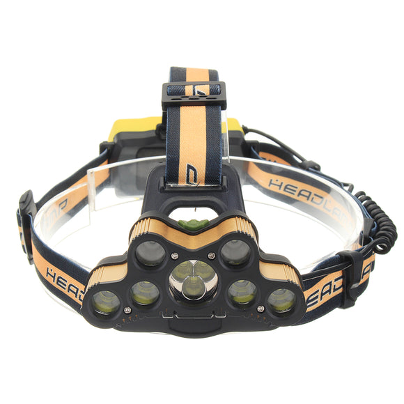 ELFELAND,7*LED,Ultra,Bright,Rechargebale,Headlamp,Outdoor,Camping,Torch,Hunting,Search,Light