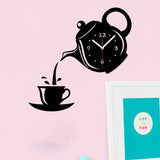 Emoyo,ECY018,Creative,Teapot,Clock,Animal,Clock,Office,Decorations