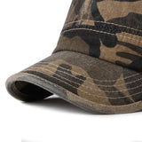 Washed,Cotton,Camouflage,Outdoor,Visor,Military,Cadet,Adjustable