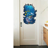 Seafloor,Ocean,Stickers,Decor,Mural,Removable,Ocean,World,Decor,Sticker