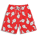 S5258,Beach,Shorts,Board,Shorts,Funny,Gloves,Printing,Drying,Waterproof,Elasticity