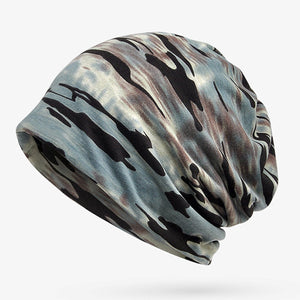 Women,Camouflage,Baggy,Collar,Scarf,Beanie