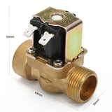 Electric,Solenoid,Valve,Brass,Water