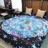 Zodiac,Indian,Fshion,Tapestry,Hanging,Bohemian,Bedspread,Decor
