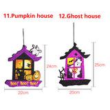 Halloween,Spoof,Hanging,Decorations,Pumpkin,Ghost,Skull,Witch,Hanger,Halloween,Supplies